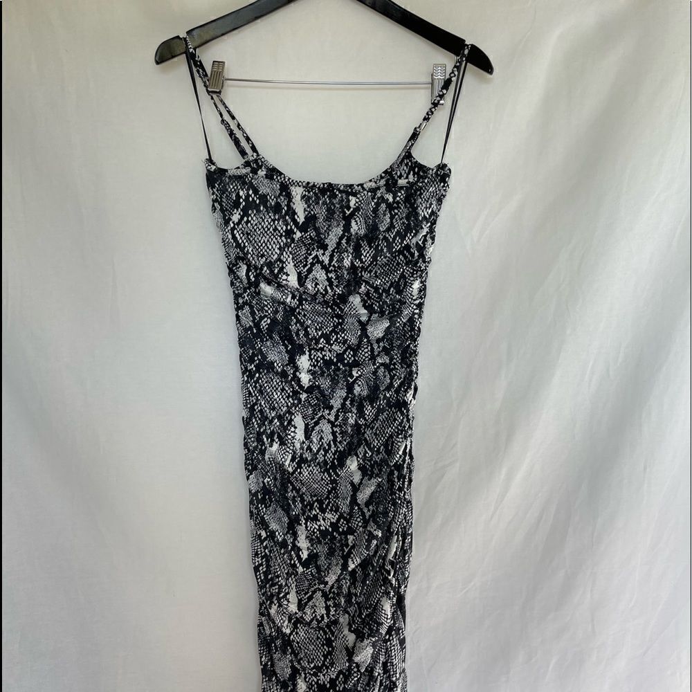 Snake Print Midi Dress - Picture 5 of 12